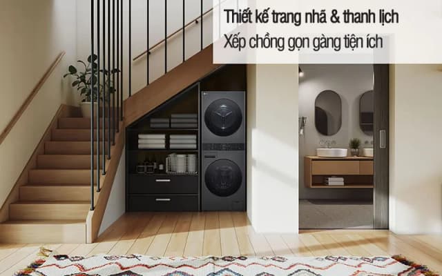 So sánh giá Tháp giặt sấy LG WashTower Inverter giặt 14 kg - sấy 10 kg WT1410NHB rẻ nhất? - Ảnh 16