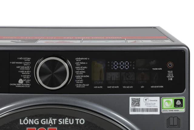 So sánh giá Máy giặt sấy Toshiba Inverter giặt 10.5 kg - sấy 7 kg TWD-T25BZU115MWV(MG) rẻ nhất? - Ảnh 12