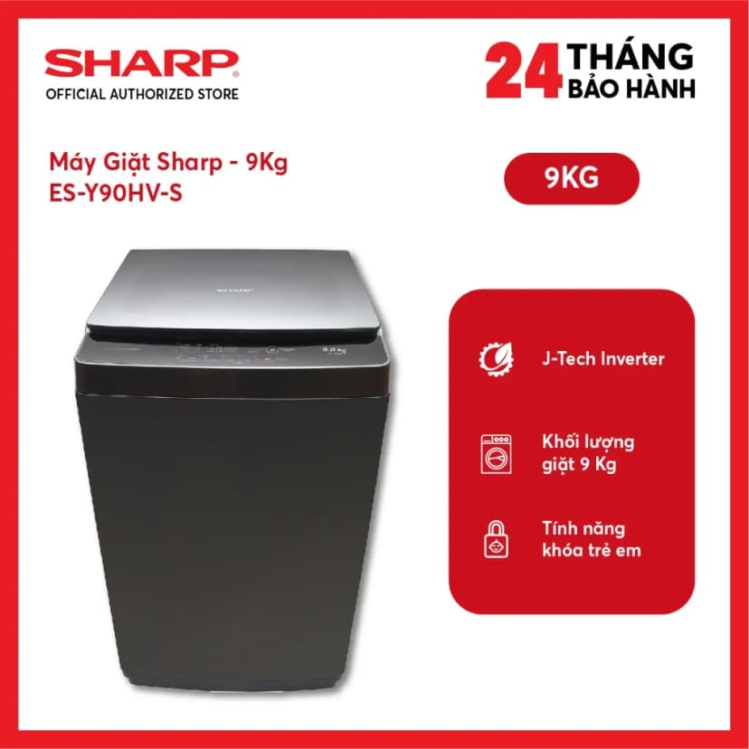 Máy giặt Sharp 9 kg ES-TN91EN-DG - Giá rẻ nhất hôm nay - Ảnh 12