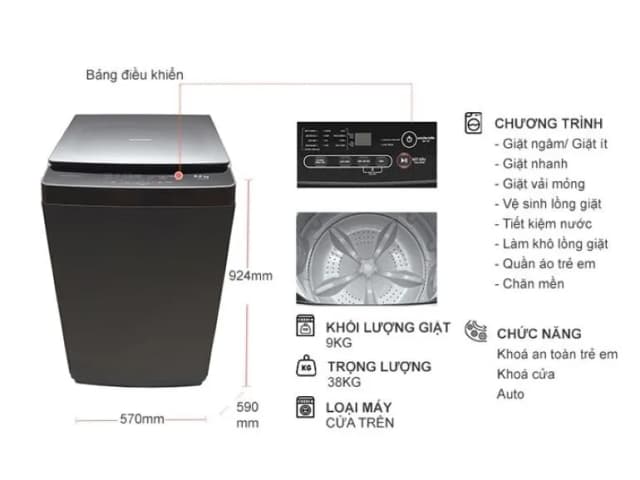Top 1 so sánh giá Máy giặt Sharp 9 kg ES-TN91EN-DG - Tìm sản phẩm giá rẻ nhất - Ảnh 17