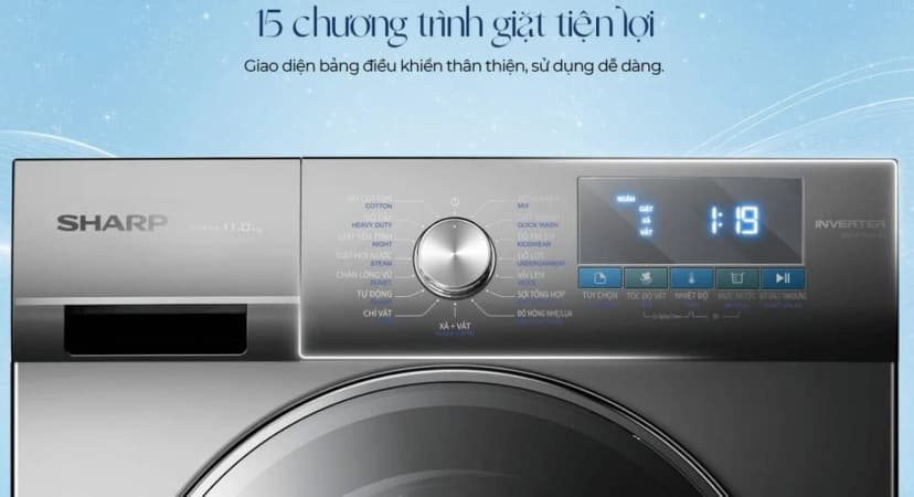 Máy giặt Sharp 9 kg ES-TN91EN-DG - Giá rẻ nhất hôm nay - Ảnh 10