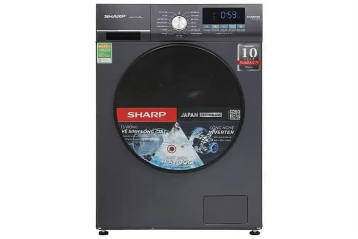 Máy giặt Sharp Inverter 11 kg ES-FM110CB-SB - Giá rẻ nhất hôm nay - Ảnh 1