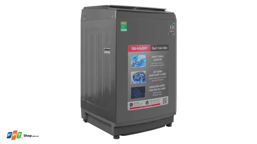 So sánh giá Máy giặt Sharp Inverter 15 kg ES-TM150CD-DS - Tìm sản phẩm giá rẻ nhất - Ảnh 1