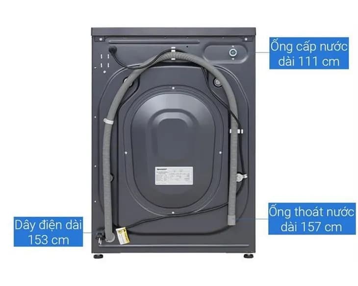 Máy giặt Sharp Inverter 9 kg ES-FM90CB-SB - Giá rẻ nhất hôm nay - Ảnh 18