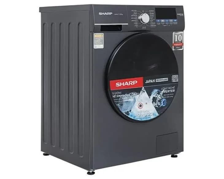 Máy giặt Sharp Inverter 9 kg ES-FM90CB-SB - Giá rẻ nhất hôm nay - Ảnh 3