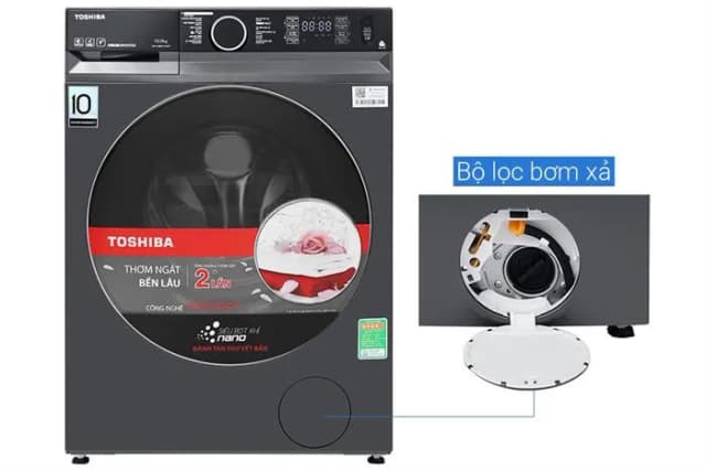 So sánh giá Máy giặt Toshiba Inverter 10 kg TW-T23BU110UWV(MG) rẻ nhất? - Ảnh 6