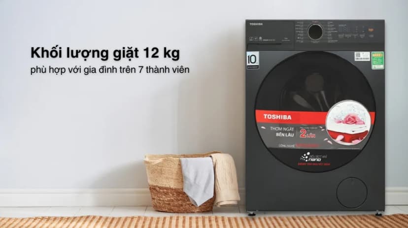Máy giặt Toshiba Inverter 12 kg TW-T33B130UWV(MK) - Giá rẻ nhất hôm nay - Ảnh 10