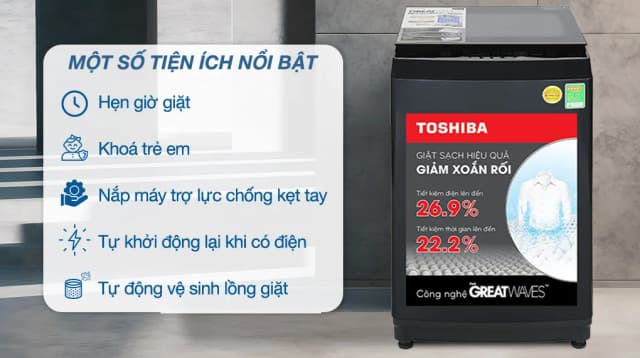 Top 1 so sánh giá Máy giặt Toshiba Inverter 13 kg AW-DM1400LV(MK) - Tìm sản phẩm giá rẻ nhất - Ảnh 16