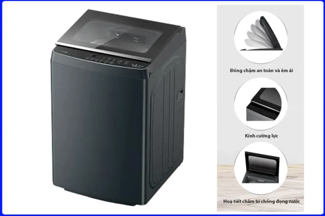 So sánh giá Máy giặt Toshiba Inverter 15 kg AW-T08DU1600LV(MK) rẻ nhất? - Ảnh 8