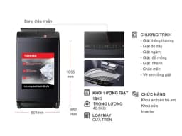 So sánh giá Máy giặt Toshiba Inverter 15 kg AW-T26D1600XV(MG) - Tìm sản phẩm giá rẻ nhất - Ảnh 11