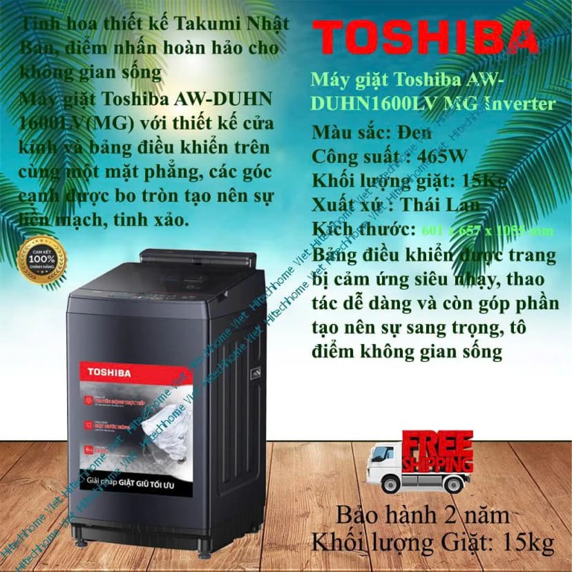 So sánh giá Máy giặt Toshiba Inverter 15 kg AW-T26D1600XV(MG) - Tìm sản phẩm giá rẻ nhất - Ảnh 17