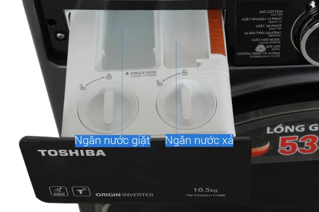 So sánh giá Máy giặt Toshiba Inverter 10.5 kg TW-T25BZU115MWV(MG) rẻ nhất? - Ảnh 13