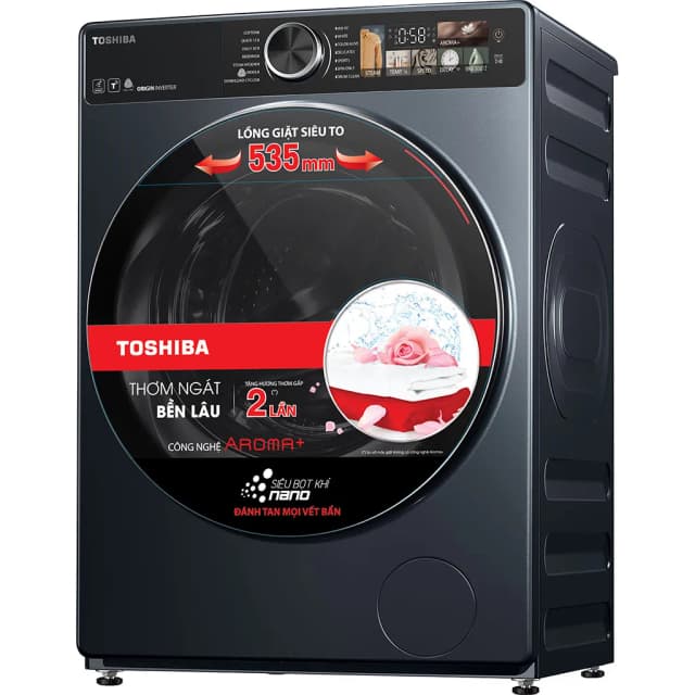 So sánh giá Máy giặt Toshiba Inverter 10.5 kg TW-T25BZU115MWV(MG) rẻ nhất? - Ảnh 3