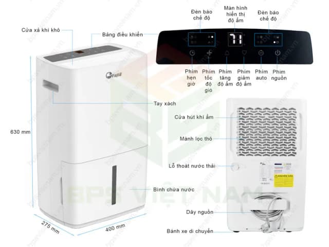 Top 1 so sánh giá Máy hút ẩm FujiE HM-650EC - Tìm sản phẩm giá rẻ nhất - Ảnh 10