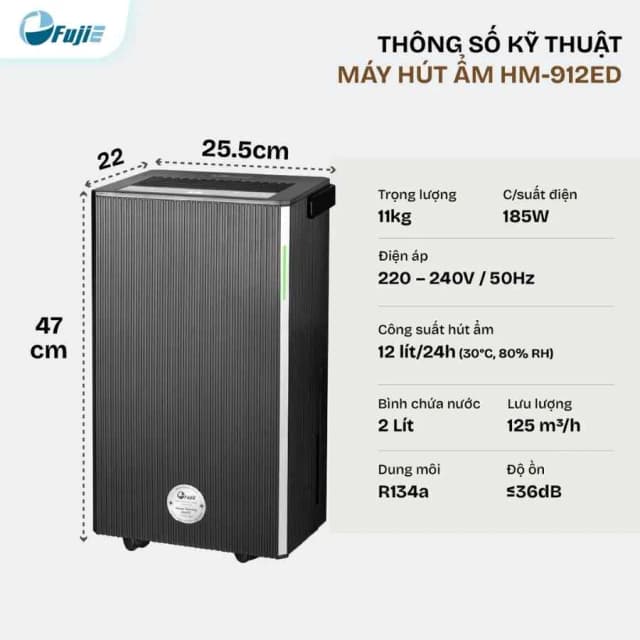 So sánh giá Máy hút ẩm FujiE HM-912ED rẻ nhất? - Ảnh 14
