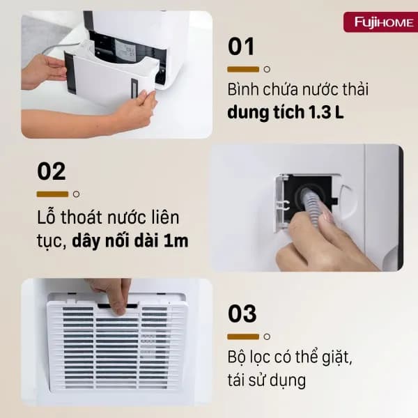 So sánh giá Máy hút ẩm FUJIHOME DH07 rẻ nhất? - Ảnh 15