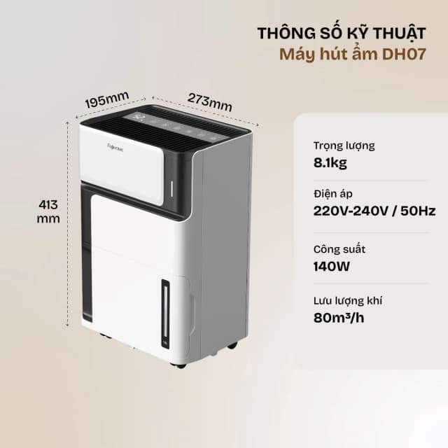 So sánh giá Máy hút ẩm FUJIHOME DH07 rẻ nhất? - Ảnh 7
