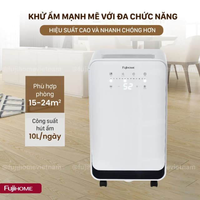Máy hút ẩm FUJIHOME DH10 - Ảnh 10