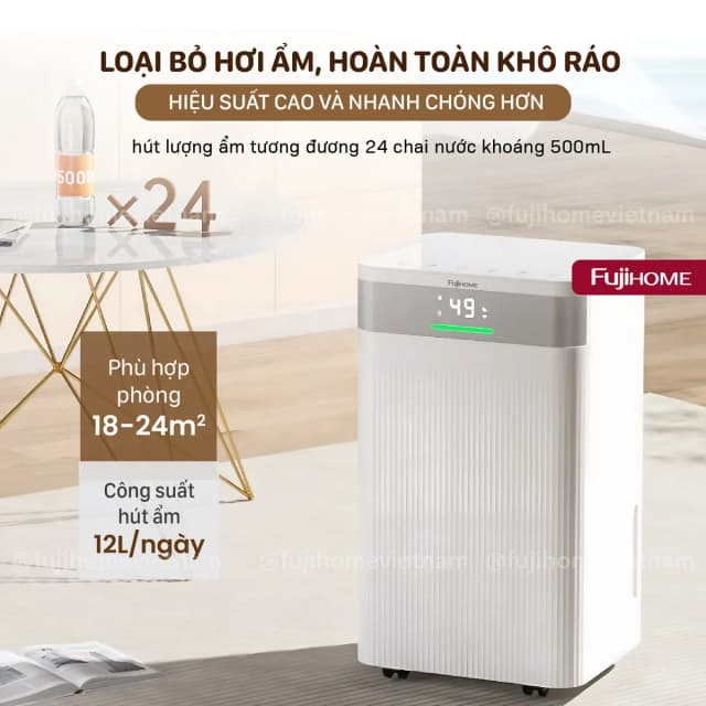 So sánh giá Máy hút ẩm FUJIHOME DH12NW rẻ nhất? - Ảnh 3