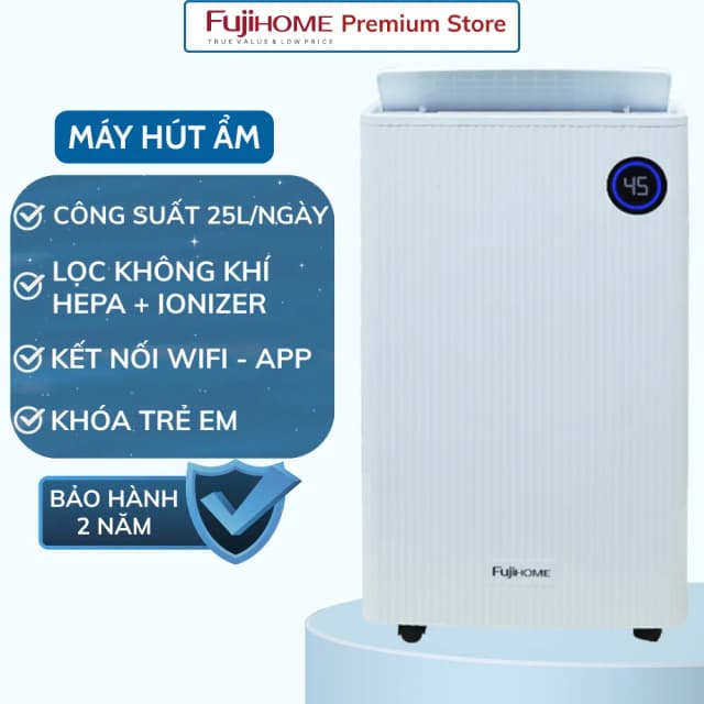 Top 1 so sánh giá Máy hút ẩm FUJIHOME DH25W-HEPA-NEW - Tìm sản phẩm giá rẻ nhất - Ảnh 13