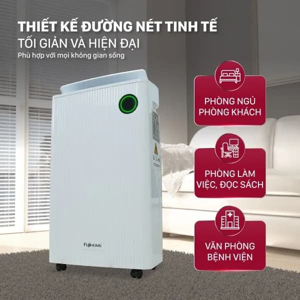 Top 1 so sánh giá Máy hút ẩm FUJIHOME DH25W-HEPA-NEW - Tìm sản phẩm giá rẻ nhất - Ảnh 3