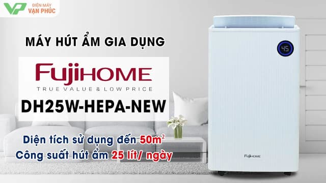 Top 1 so sánh giá Máy hút ẩm FUJIHOME DH25W-HEPA-NEW - Tìm sản phẩm giá rẻ nhất - Ảnh 7