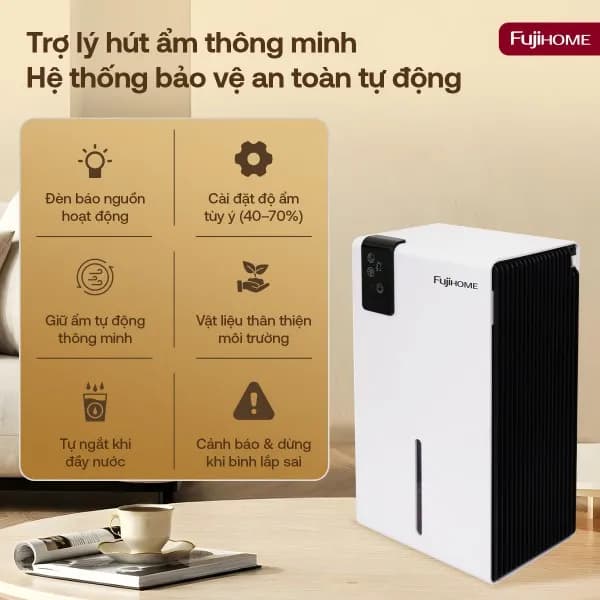 Top 1 so sánh giá Máy hút ẩm FUJIHOME DHP23-MINI - Tìm sản phẩm giá rẻ nhất - Ảnh 5