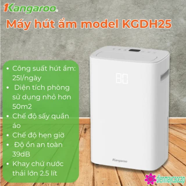 Top 1 so sánh giá Máy hút ẩm Kangaroo KGDH25G - Tìm sản phẩm giá rẻ nhất - Ảnh 5