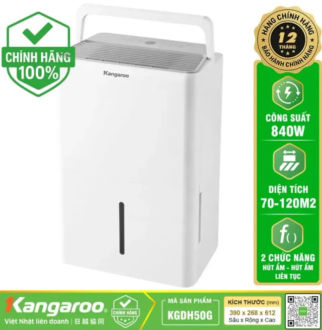 Top 1 so sánh giá Máy hút ẩm Kangaroo KGDH50G - Tìm sản phẩm giá rẻ nhất - Ảnh 2