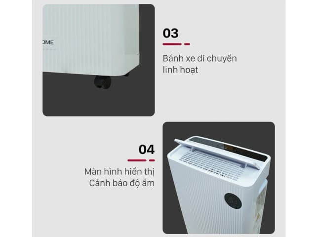 Top 1 so sánh giá Máy hút ẩm kết hợp lọc không khí FUJIHOME DH35W-HEPA - Tìm sản phẩm giá rẻ nhất - Ảnh 5