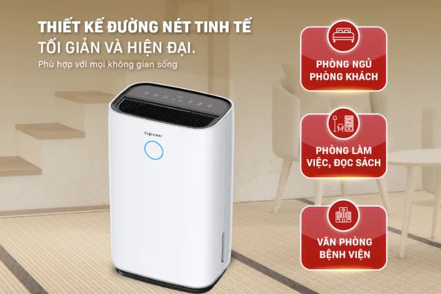 Top 1 so sánh giá Máy hút ẩm kết hợp lọc không khí FUJIHOME DH35W-HEPA - Tìm sản phẩm giá rẻ nhất - Ảnh 45