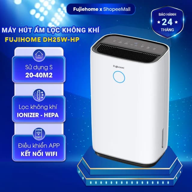 Top 1 so sánh giá Máy hút ẩm kết hợp lọc không khí FUJIHOME DH35W-HEPA - Tìm sản phẩm giá rẻ nhất - Ảnh 8