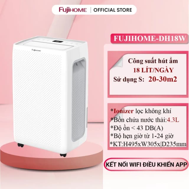 Top 1 so sánh giá Máy hút ẩm kết hợp lọc không khí FUJIHOME DH35W-HEPA - Tìm sản phẩm giá rẻ nhất - Ảnh 88