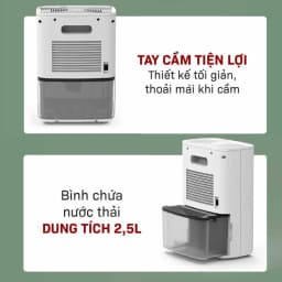 Máy hút ẩm kết hợp lọc không khí Fujihome DHP05-MINI - Giá rẻ nhất hôm nay - Ảnh 7