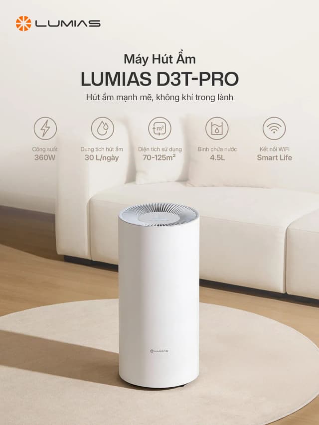 So sánh giá Máy hút ẩm LUMIAS D3T-PRO rẻ nhất? - Ảnh 5