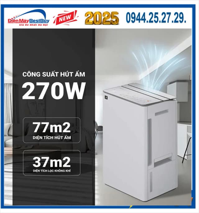 So sánh giá Máy hút ẩm Sharp DW-T30HV-W rẻ nhất? - Ảnh 6