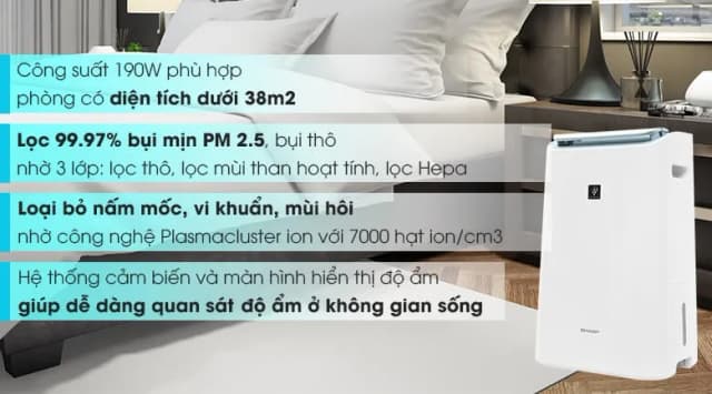 So sánh giá Máy hút ẩm Sharp DW-E16FA-W rẻ nhất? - Ảnh 19