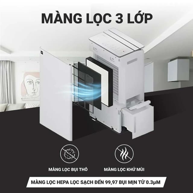 So sánh giá Máy hút ẩm kết hợp lọc không khí Sharp DW-T30FV-W rẻ nhất? - Ảnh 2