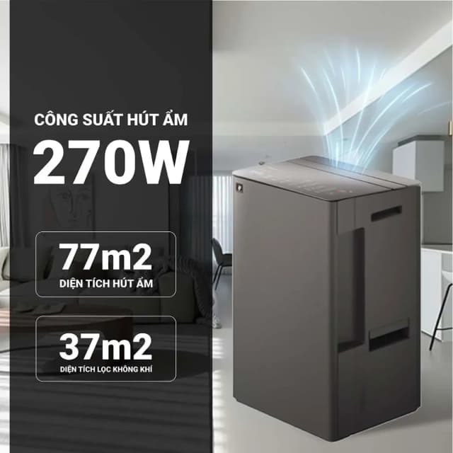 So sánh giá Máy hút ẩm kết hợp lọc không khí Sharp DW-T30FV-W rẻ nhất? - Ảnh 6