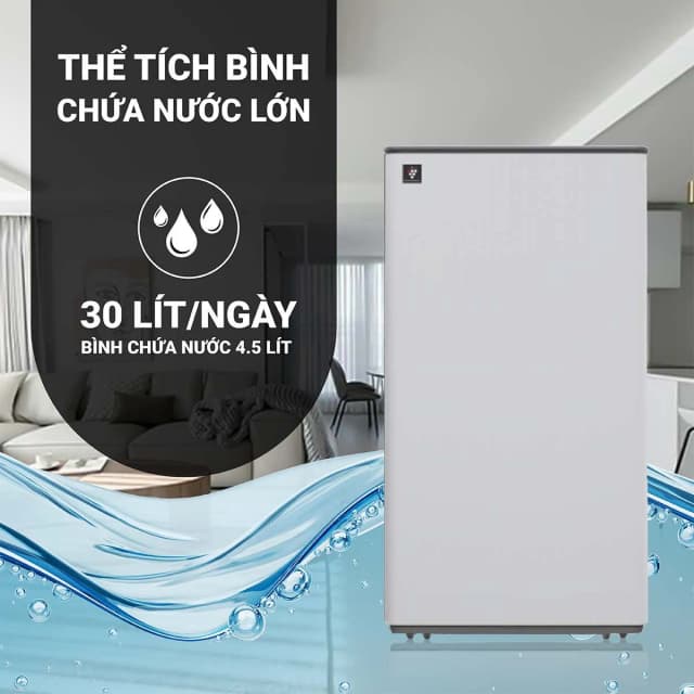 So sánh giá Máy hút ẩm kết hợp lọc không khí Sharp DW-T30FV-W rẻ nhất? - Ảnh 7