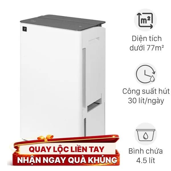 So sánh giá Máy hút ẩm kết hợp lọc không khí Sharp DW-T30FV-W rẻ nhất? - Ảnh 10