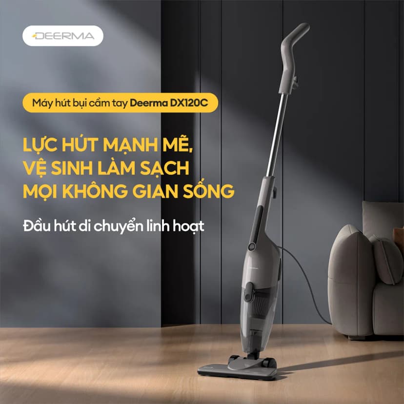 So sánh giá Máy hút bụi cầm tay Deerma DX120C - Tìm sản phẩm giá rẻ nhất - Ảnh 6