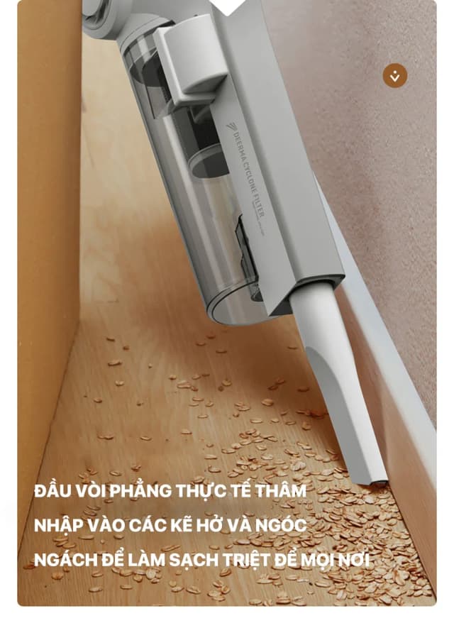 Máy hút bụi cầm tay Deerma DXAD11A - Trắng - Ảnh 2