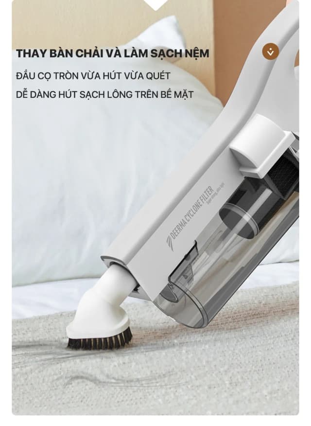 Top 1 so sánh giá Máy hút bụi cầm tay Deerma DXAD11A - Trắng - Tìm sản phẩm giá rẻ nhất - Ảnh 4