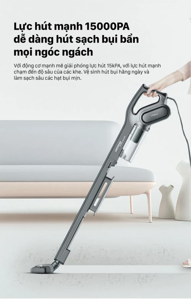 Top 1 so sánh giá Máy hút bụi cầm tay Deerma DXAD11A - Xám - Tìm sản phẩm giá rẻ nhất - Ảnh 7