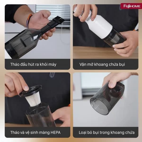 So sánh giá Máy hút bụi cầm tay FUJIHOME VC01 rẻ nhất? - Ảnh 14