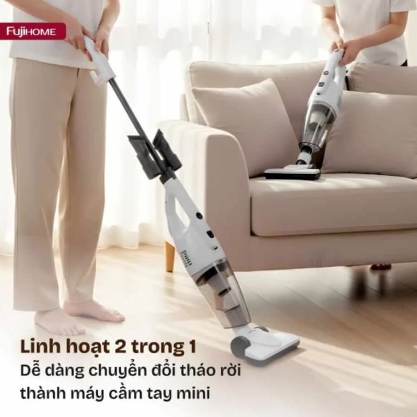 So sánh giá Máy hút bụi cầm tay FUJIHOME VC06 Trắng - Tìm sản phẩm giá rẻ nhất - Ảnh 4