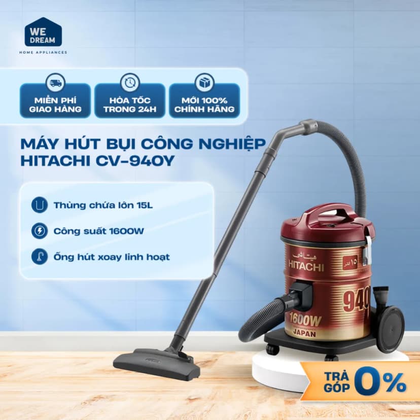 So sánh giá Máy hút bụi công nghiệp Hitachi CV-940Y 24CV WR - Tìm sản phẩm giá rẻ nhất - Ảnh 13