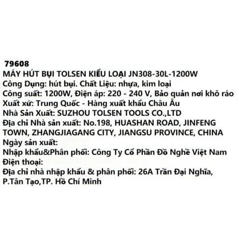 So sánh giá Máy hút bụi công nghiệp Tolsen 79608 rẻ nhất? - Ảnh 17