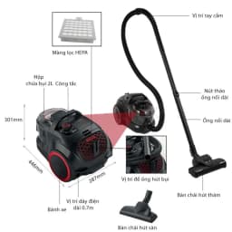 So sánh giá Máy hút bụi dạng hộp Bosch BGS41POW1 - Tìm sản phẩm giá rẻ nhất - Ảnh 19